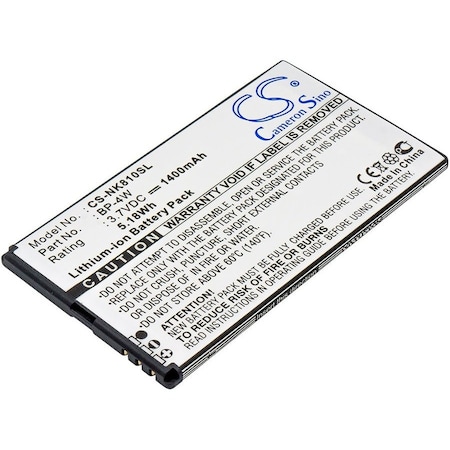 Bsc Preferred Nokia Lumia 810 Lumia 822 1400mAh Mobile Phone Replacement Battery CS-NK810SL